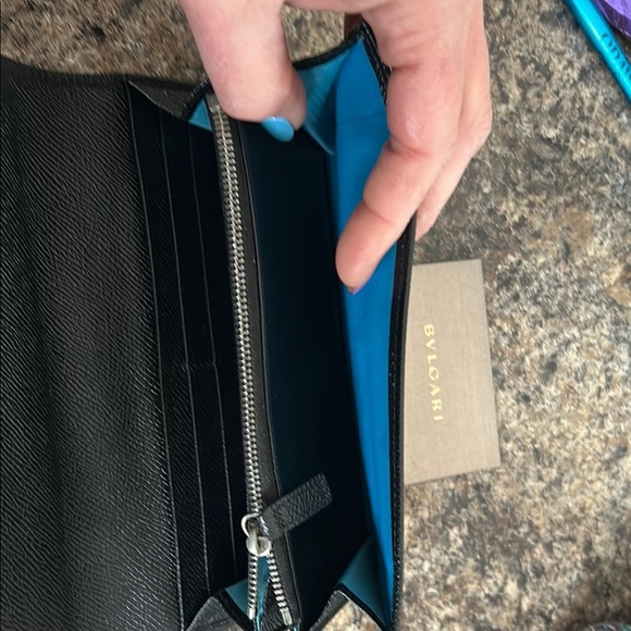 Bvlgari  Black Leather Wallet​ - Picture 3 of 12